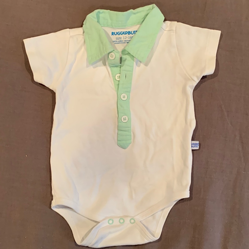 Rugged Butts polo shirt bodysuit